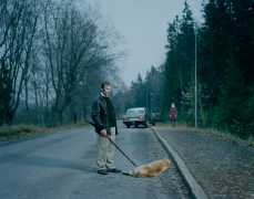 Man Standin`over Dead Dog
